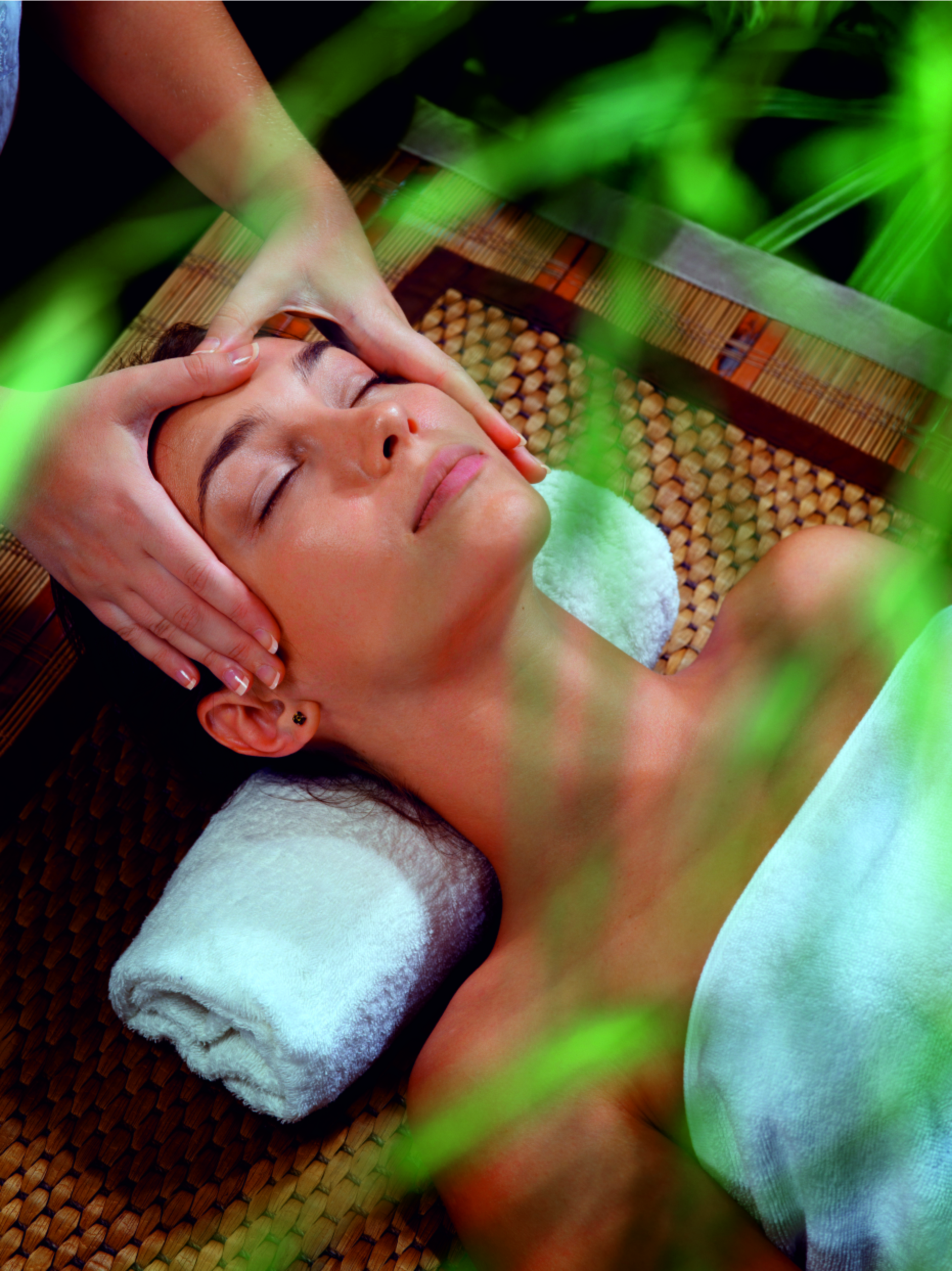 Frau bei Massage Frau bei Massage
